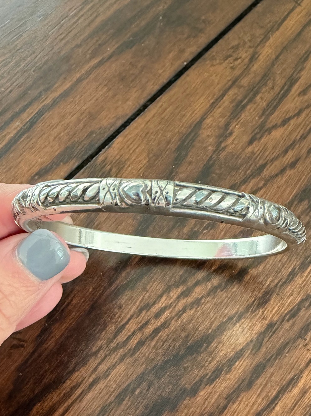 Brighton Silver-Tone Bangle Bracelet